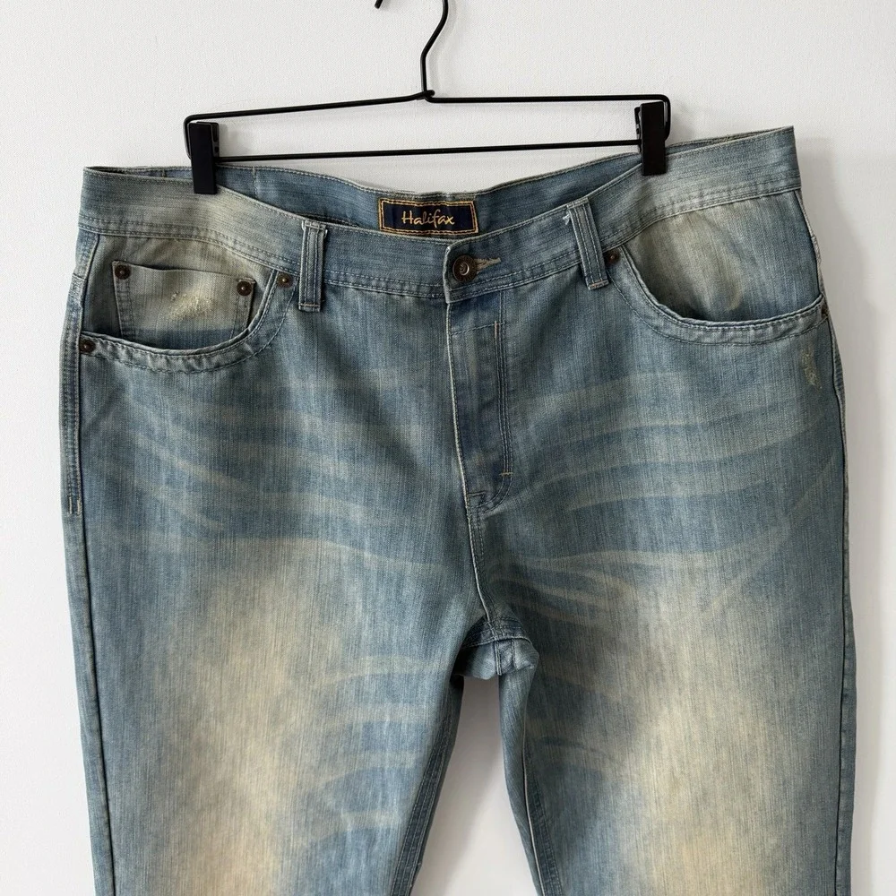 Halifax Jeans Mens 44x32 Vintage Y2K Faded Baggy Hip Hop